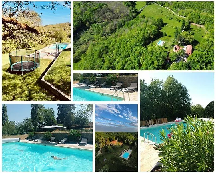 Gites Nature 14 Pers - 7 Ch - Piscine - Dordogne Lot Montcabrier  Montcabrier (Lot)
